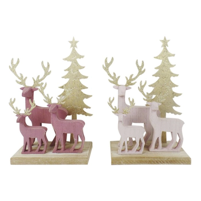 NOVOGODIŠNJA FIGURA ITEM WOOD 17X8,5X26,5 REINDEER 2 MOD NV-206911