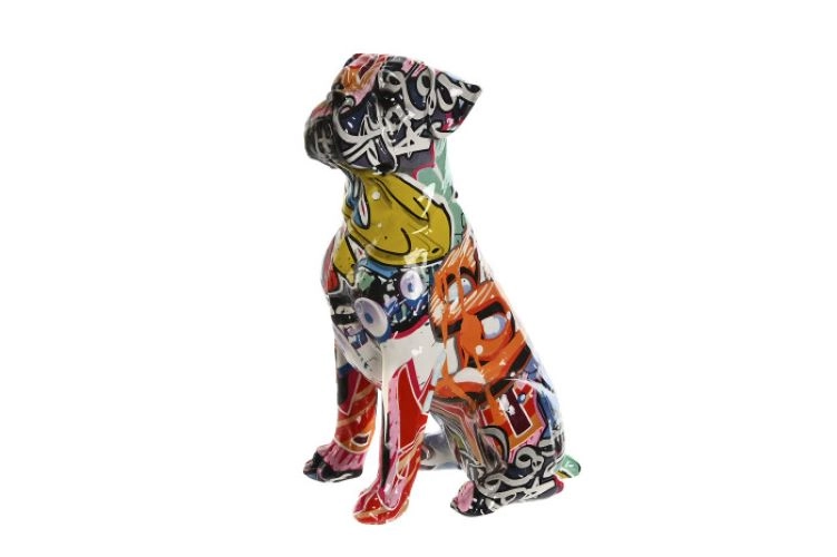 UKRASNA FIGURA ITEM 14X9X19,5 DOG MULTICOLORED FD-210671