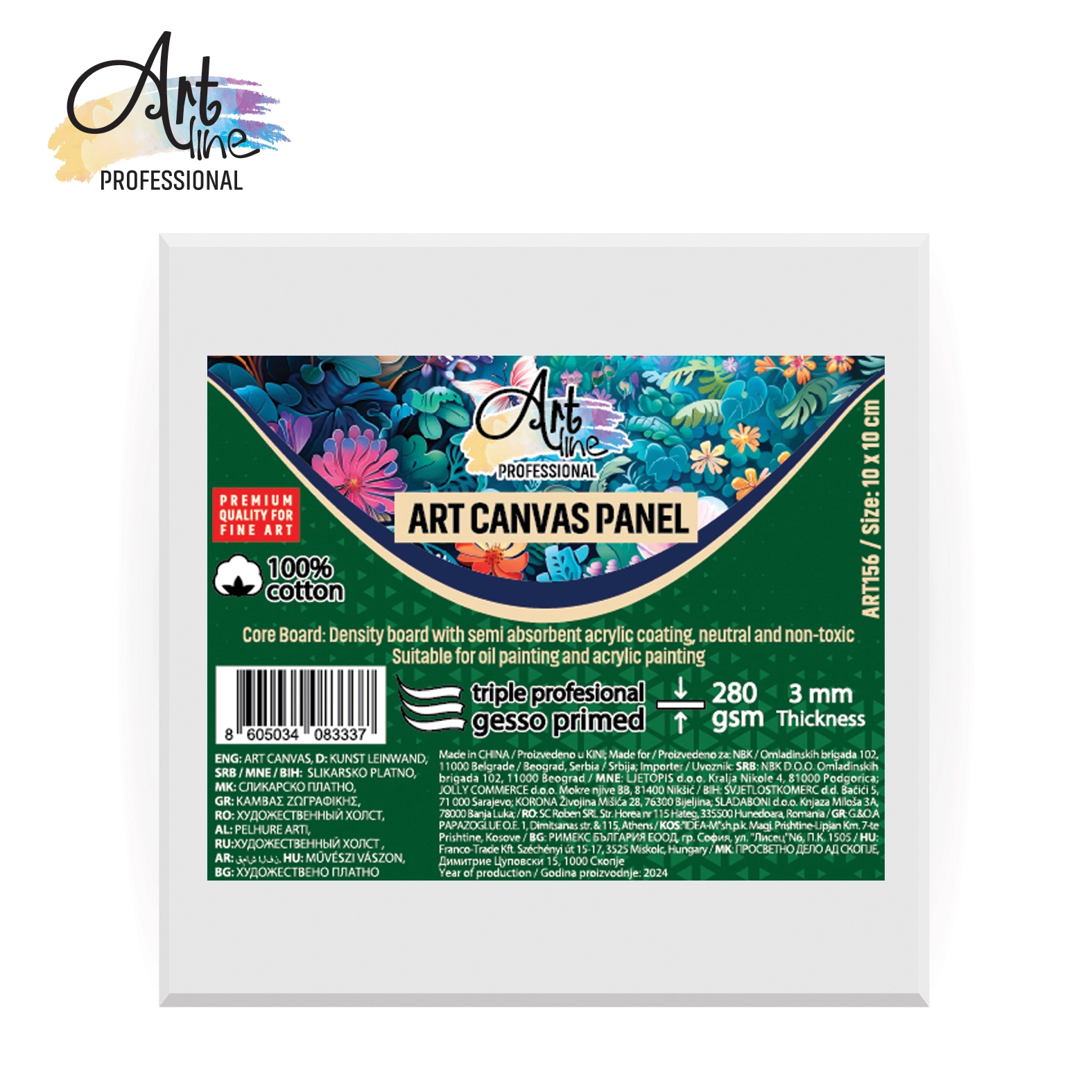 SLIKARSKO PLATNO 10X10 S-COOL 280GSM ART156