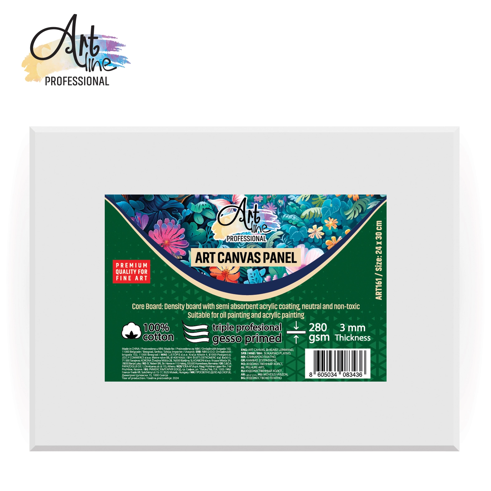 SLIKARSKO PLATNO PANEL 24X30 S-COOL 280GSM ART161