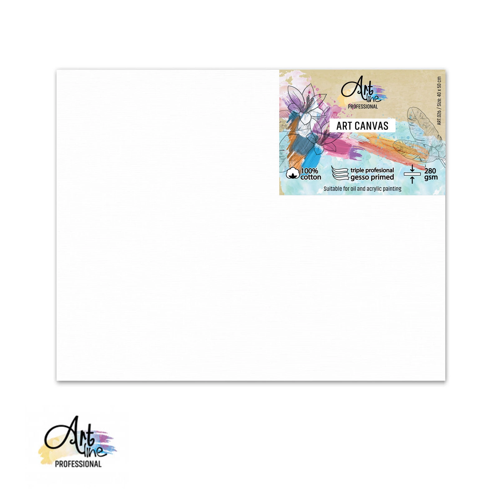 SLIKARSKO PLATNO 40X50 S-COOL 280GSM ART026