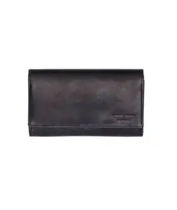 NOVČANIK ŽENSKI MANAL USNJENA AVIATOR CRNA 16,8 X 9,5 X 3,5 AV-210423-BL