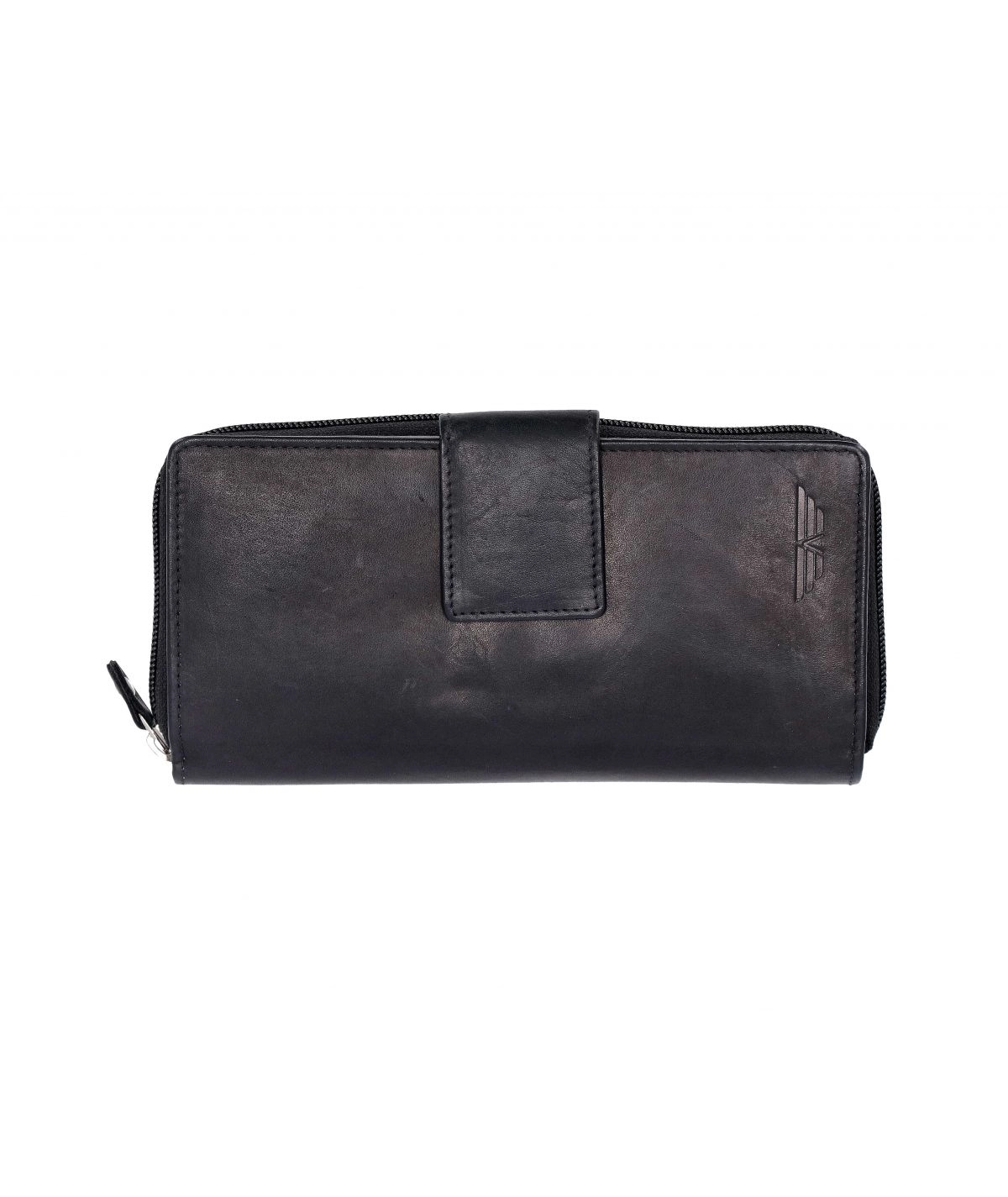 NOVČANIK ŽENSKI MANAL USNJENA AVIATOR CRNA 19 X 9,5 X 3 AV-200423-BL