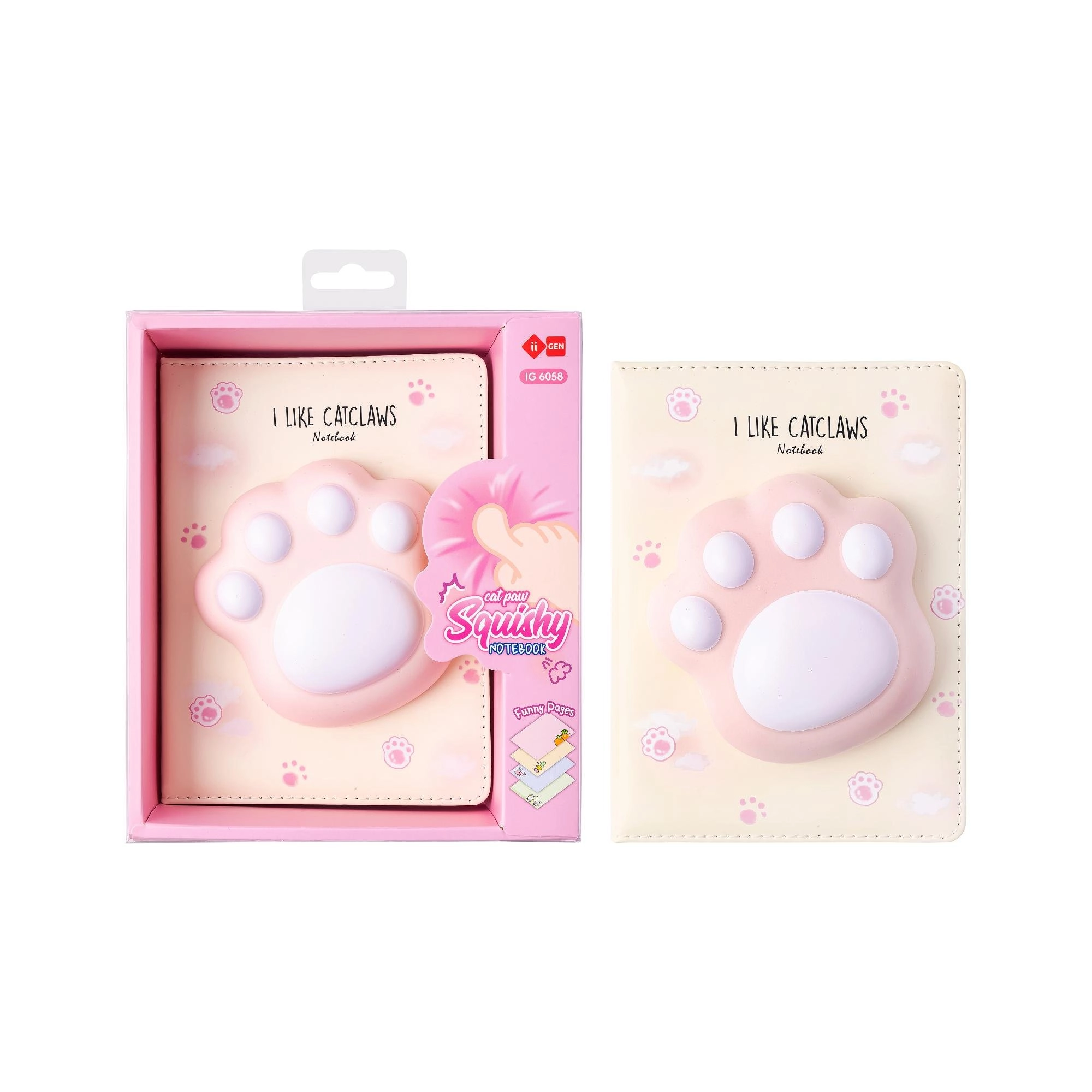 NOTES A5 MANAL SQUISHI 128L ŠAPA LAZY STARS IG6058