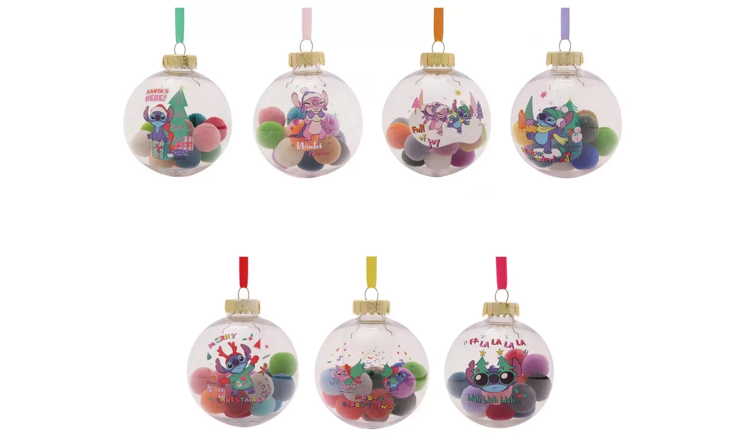 KUGLE ZA JELKU WIDDOP STTICH POM POMS XM11493 7/1