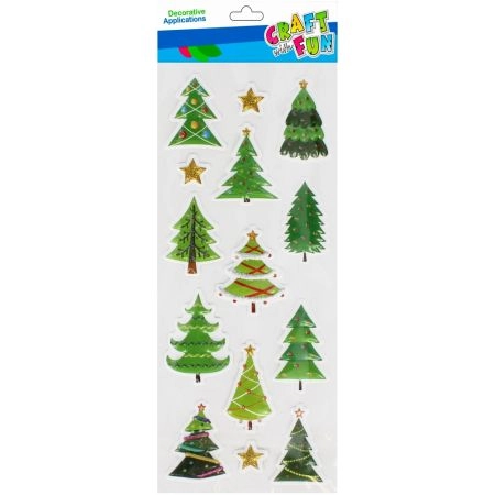 NOVOGODIŠNJI STIKERI EURO-TRADE JELKICE 521657