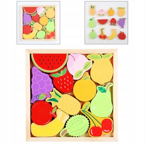 PUZZLE DRVENE EURO-TRADE VOĆE 500638