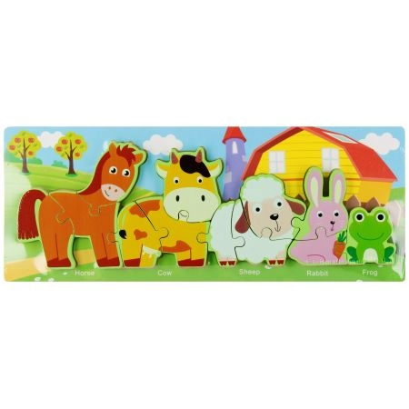 PUZZLE DRVENE EURO-TRADE FARMA 12EL 38X15X1 545190