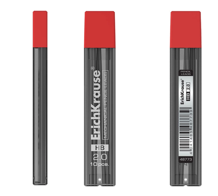 MINE ZA TEHNIČKU OLOVKU 2.0 HB ERICHKRAUSE 48773 1/10