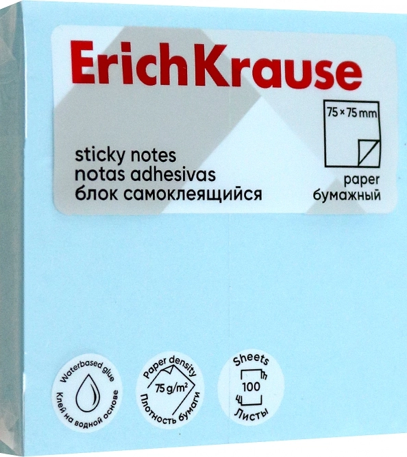 SAMOLJEPLJIVI BLOK 100L 75X75 PLAVI ERICHKRAUSE 61650