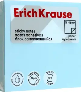 SAMOLJEPLJIVI BLOK 100L 75X75 PLAVI ERICHKRAUSE 61650
