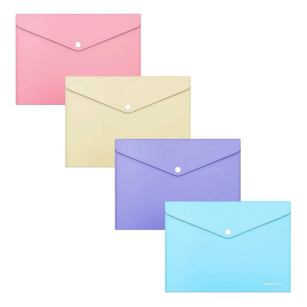 FASCIKLA SA DUGMETOM C6 ERICHKRAUSE FIZZY PASTEL 59169 1/12