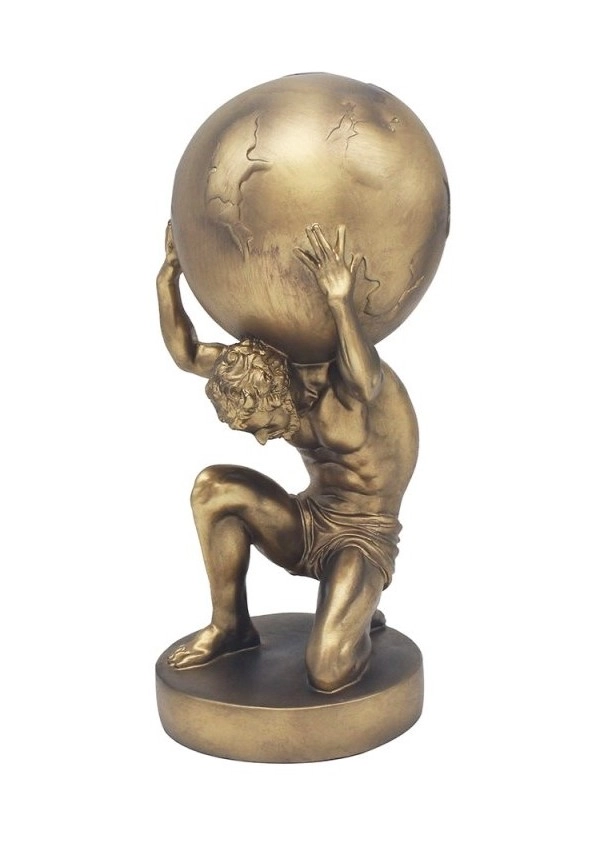 UKRASNA FIGURA LESSER BRONZED ATLAS LP74475