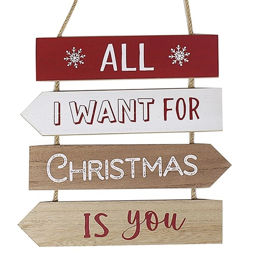 NOVOGODIŠNJA DEKORATIVNA PLOČICA LESSER XMAS ALL I WANT LP53996