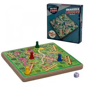 DRUŠTVENA IGRA LESSER RETRO SNAKES AND LADDERS LP62003