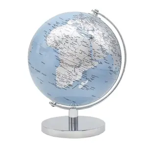 GLOBUS LESSER BLUE & SILVER 20CM LP74482