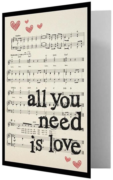 ČESTITKA LEGAMI LARGE ALL YOU NEED - LOVE BG0337