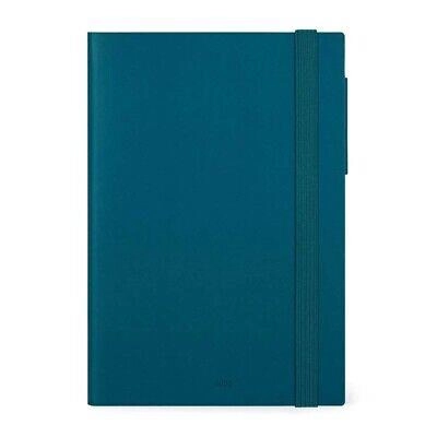 ROKOVNIK LEGAMI 2025 MEDIUM DAILY DIARY TEAL BLUE AG2512053