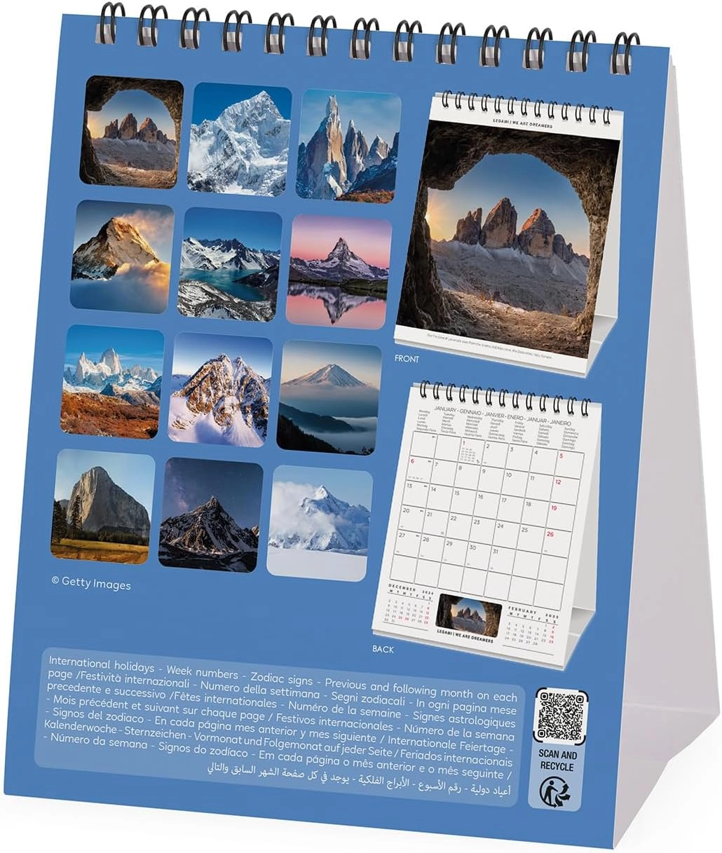 KALENDAR STONI LEGAMI 2025 MOUNTAINS 12x14,5 CAL250149