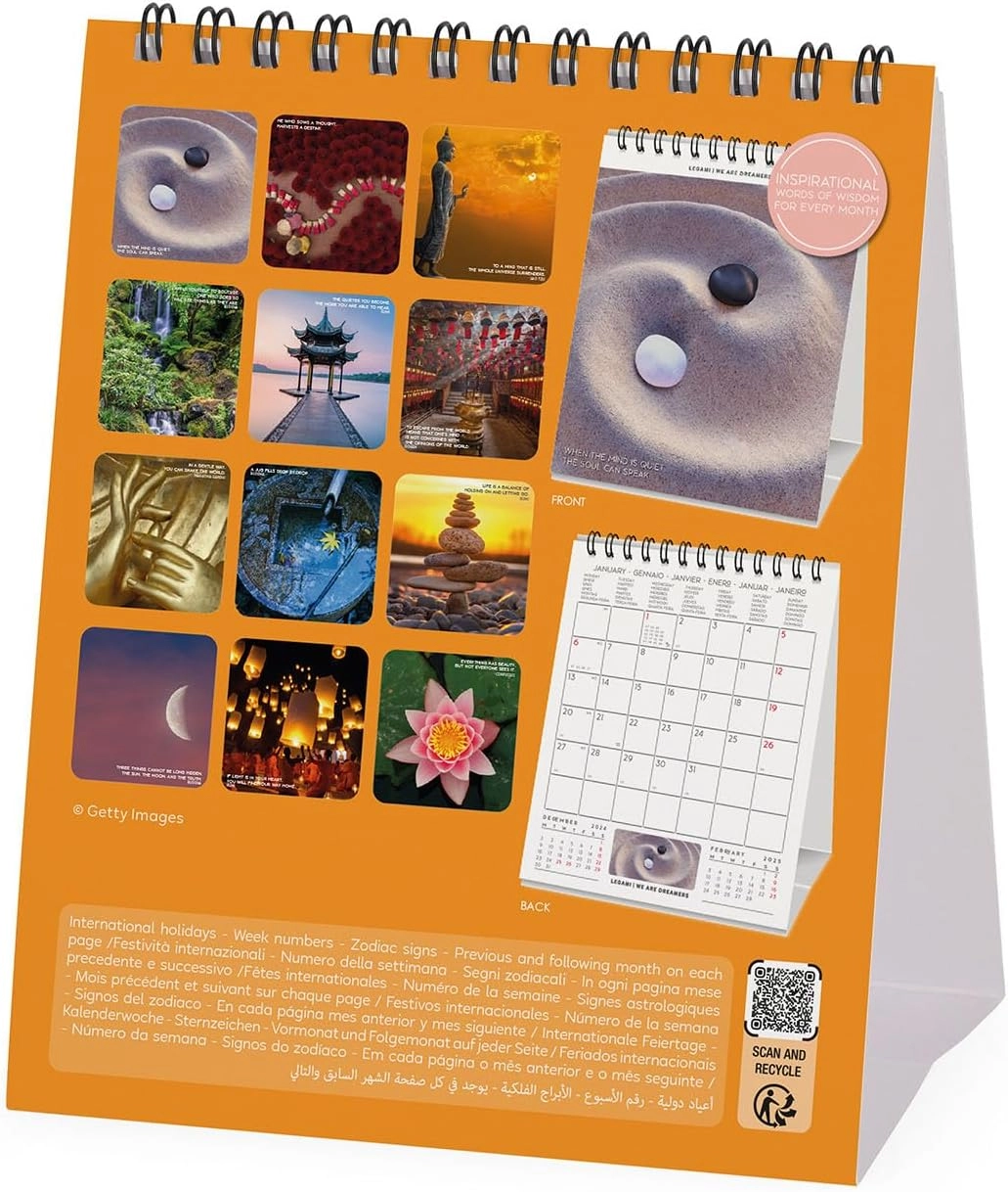 KALENDAR STONI LEGAMI 2025 PEACE OFMIND 12x14,5 CAL250151