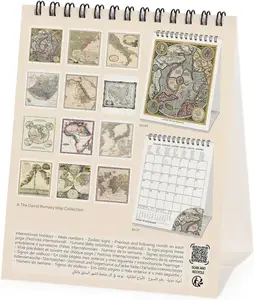 KALENDAR STONI LEGAMI 2025 VINTAGE MAPS 12x14,5 CAL250166