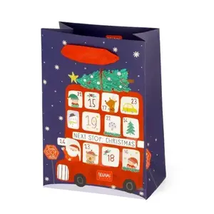UKRASNA KESA NOVOGODIŠNJA LEGAMI CHRISTMAS BUS SMALL GB00666