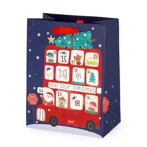 UKRASNA KESA NOVOGODIŠNJA LEGAMI CHRISTMAS BUS MEDIUM GB0672