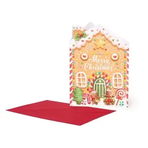 ČESTITKA NOVOGODIŠNJA  LEGAMI GINGERBREAD HOUSE BGNHJ0014