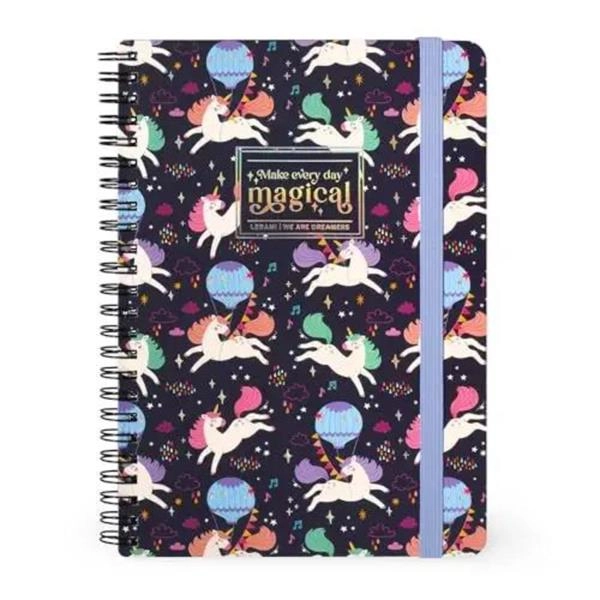 NOTES SPIRALA LEGAMI LARGE UNICORN A5NOTS0047