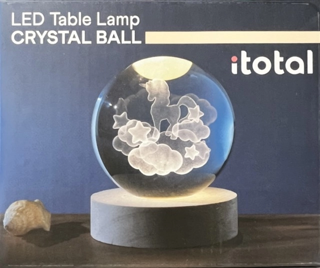 LAMPA TOTAL CRYSTAL BALL UNICORN MEDIUM XL2723A