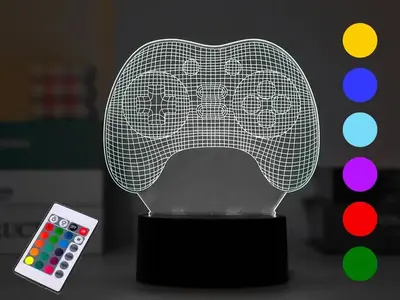 LAMPA LED TOTAL 3D LET'S PLAY XL2294