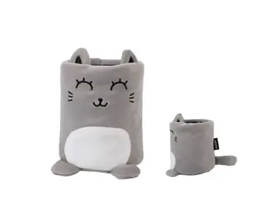 ČAŠA ZA OLOVKE TOTAL PLIŠANA GREY CAT XL2853