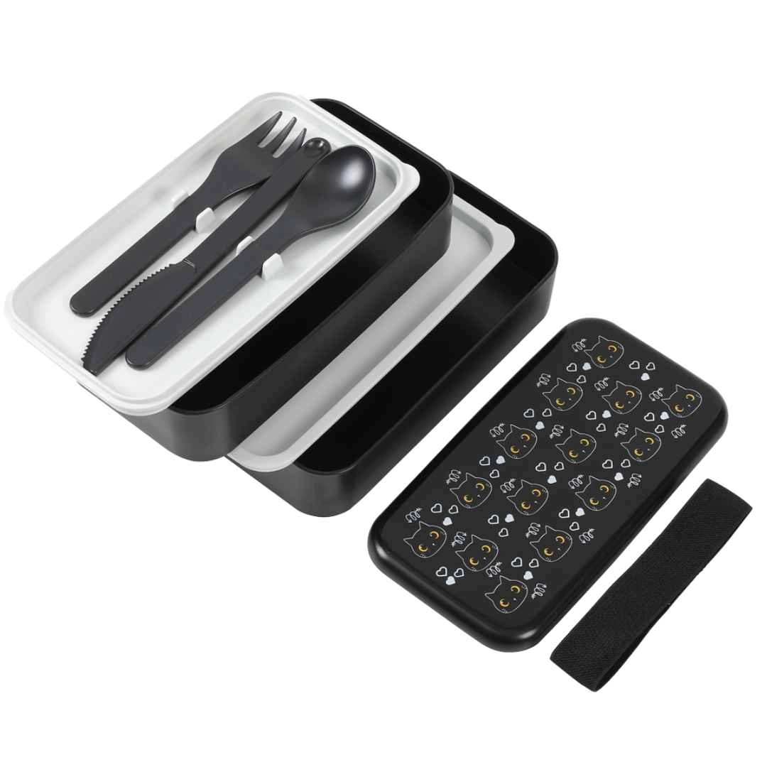 KUTIJA ZA UŽINU TOTAL BLACK CAT ID7002