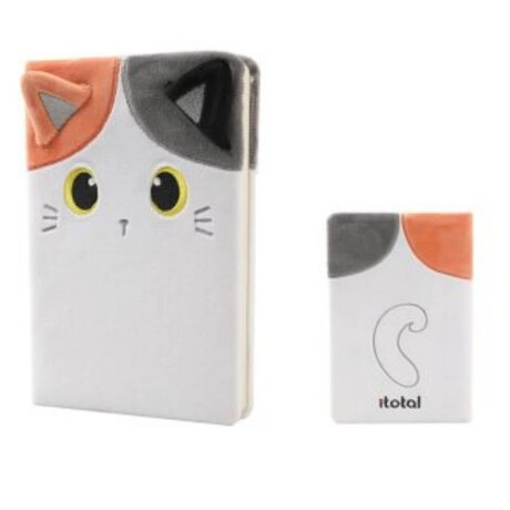 NOTES PLIŠANI TOTAL ORANGE CAT XL2052B