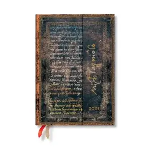 ROKOVNIK PAPERBLANKS MICHELANGELO HANDWRITING MIDI HORIZONTAL  2025