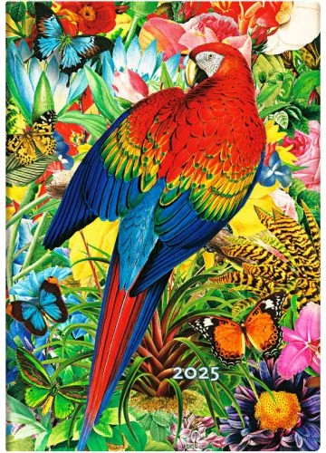 ROKOVNIK PAPERBLANKS TROPICAL GARDEN MIDI HORIZONTAL 2025