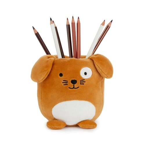 ČAŠA ZA OLOVKE BALVI FLUFFY WOOF BROWN 27872