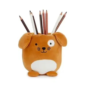 ČAŠA ZA OLOVKE BALVI FLUFFY WOOF BROWN 27872