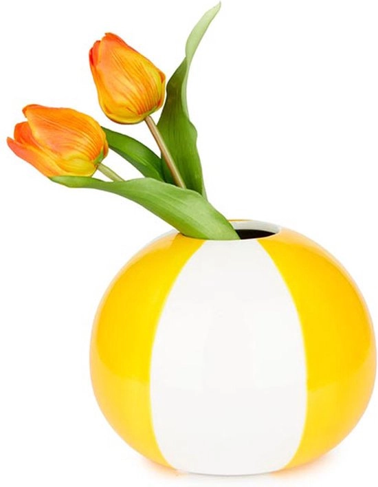 VAZA BALVI BEACH BALL YELLOW 14CM 27952