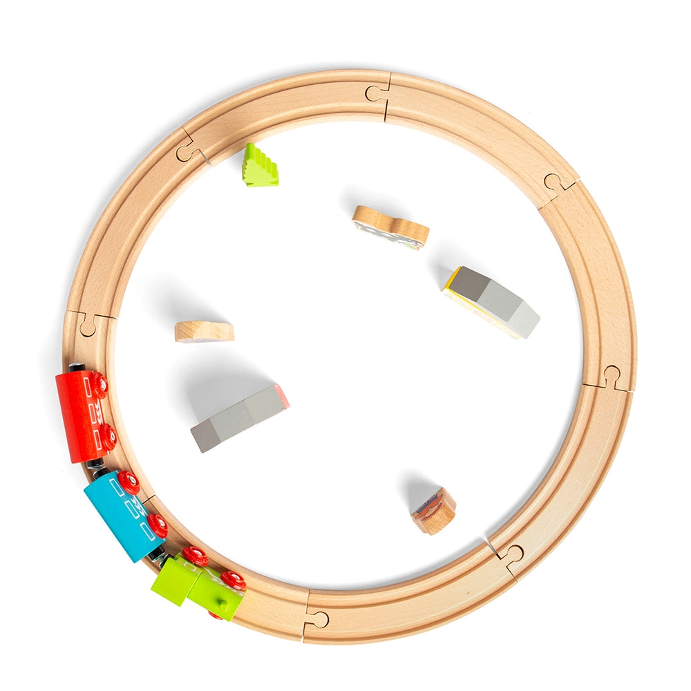 IGRAČKA DRVENA VOZ SET BIGJIGS MY FIRST BJT010