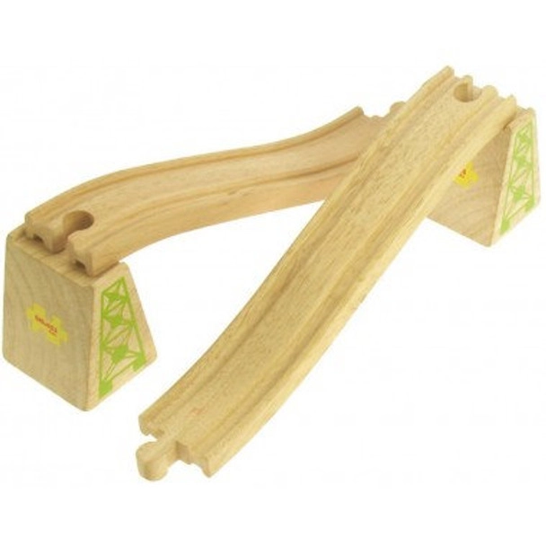 IGRAČKA DRVENA DODACI ZA STAZU SPUST BIGJIGS BJT113 1/4