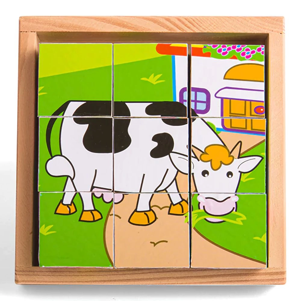 IGRAČKA KOCKE PUZZLE BIGJIGS ANIMAL BJ536