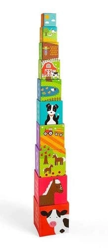 IGRAČKA PIRAMIDA KOCKE BIGJIGS BJ696