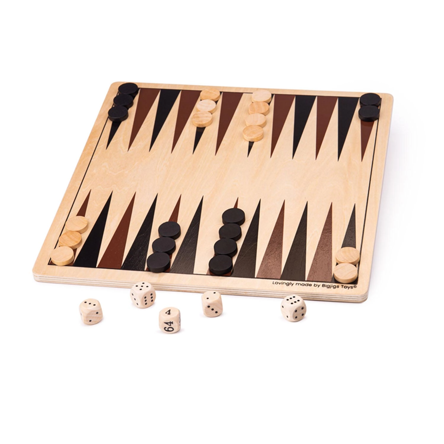 DRUŠTVENA IGRA BACKGAMMON BIGJIGS 34008