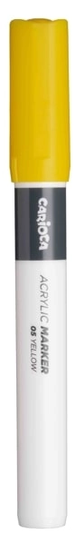 MARKER AKRILNI CARIOCA PLUS YELLOW 45218/05 1/6