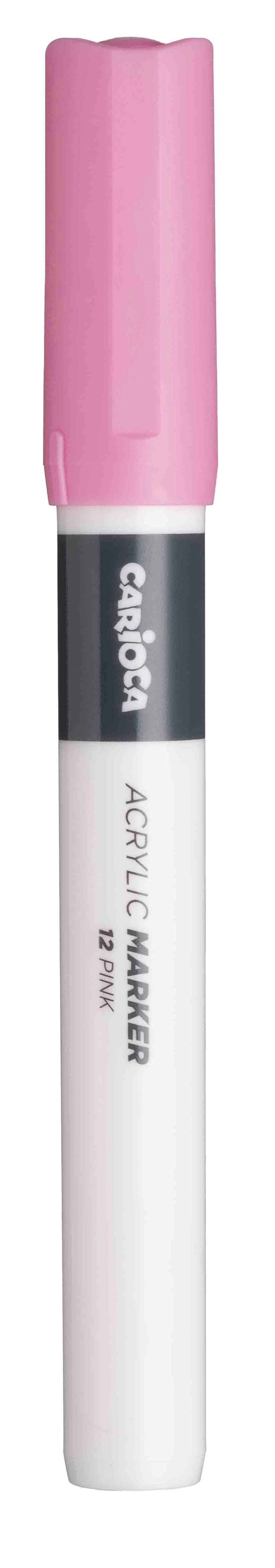 MARKER AKRILNI CARIOCA PLUS PINK 45218/12 1/6