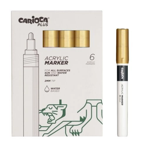 MARKER AKRILNI CARIOCA PLUS GOLD 45218/19 1/6
