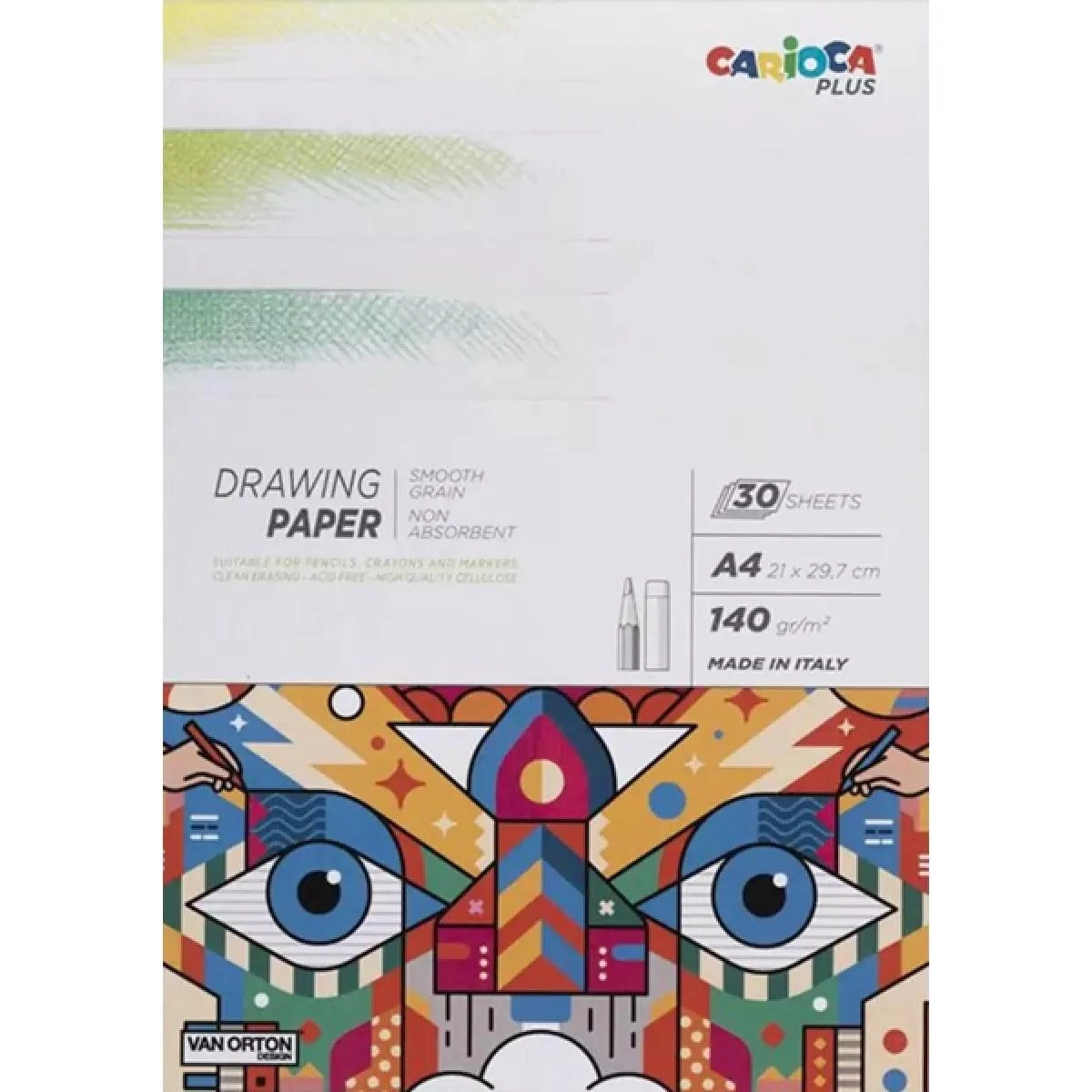 BLOK ZA CRTANJE CARIOCA PLUS A4 30L 45221