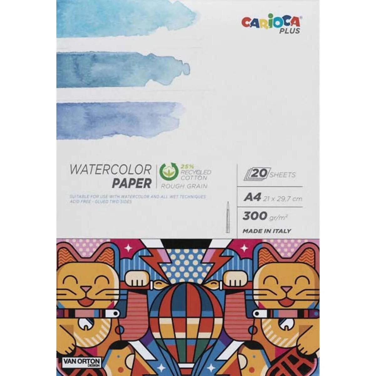 BLOK CARIOCA PLUS WATERCOLOR A4 20 L 45223