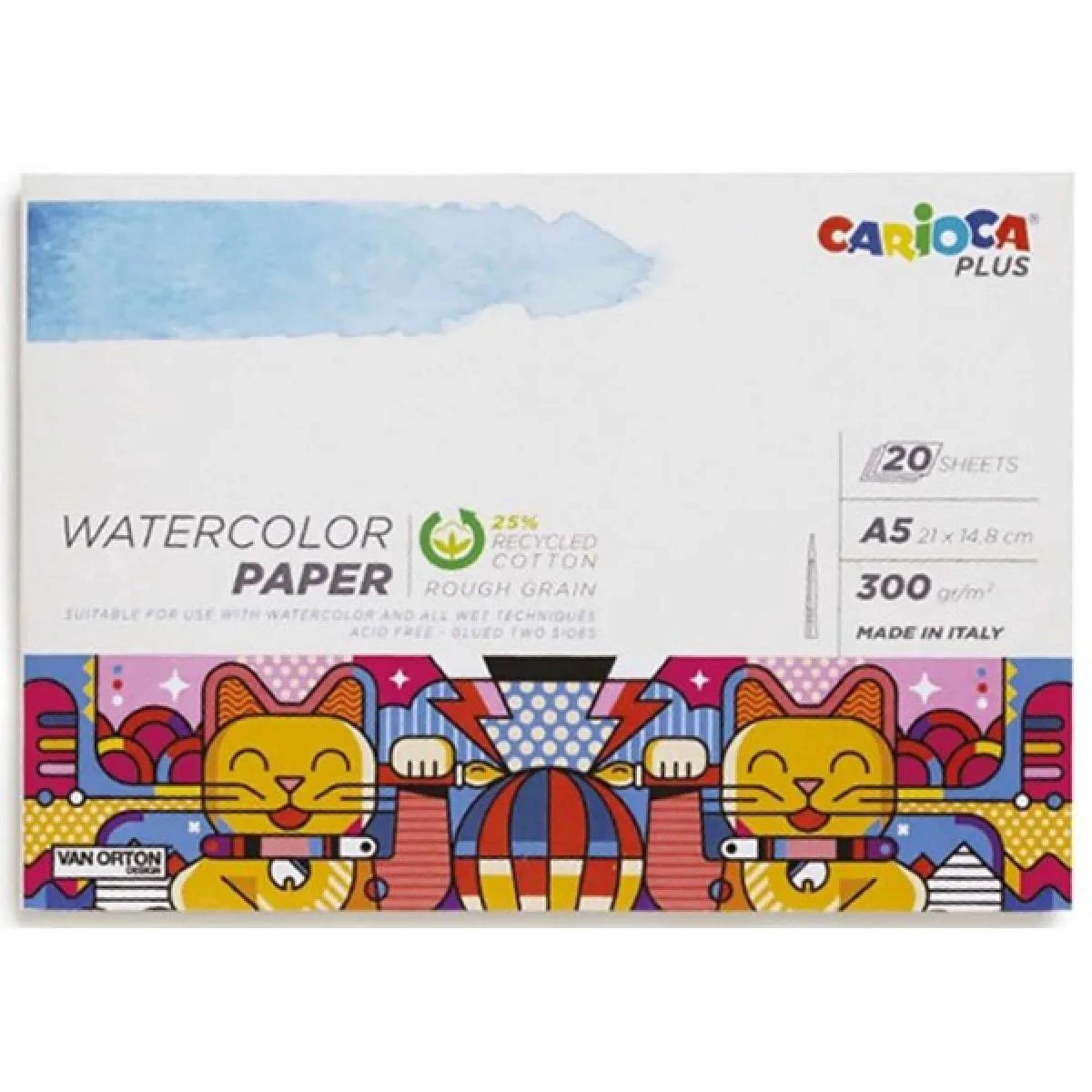 BLOK CARIOCA PLUS WATERCOLOR A5 20L 45224